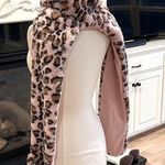 Target Soft Plush Hat Scarf Mittens Leopard Print Comfy Womens Girls Cozy Photo 6