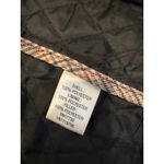 Merona  Women Quilted Double Breasted Trench Coat Black Size Small Photo 5