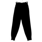 Grace Karin  Pants Black High Waist Tie Waist Tapered Ankle Pockets Sz S NWT Photo 1