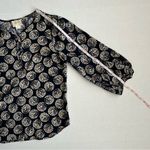 Maeve Anthropologie Women’s Blue Confetti Ball Puff Sleeve Blouse Size 2 Photo 6