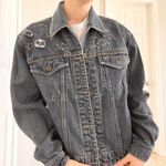 Liz Claiborne Vintage  Embroidered Jean Jacket Photo 1