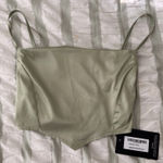 Pretty Little Thing  Satin Cowl Neck Crop Top Photo 0