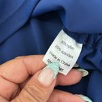 Cabana Life Navy/Gold Embroidered Ruched Rash Guard Photo 10