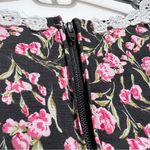 Breli Original vintage dress floral with lace trim around neck : Box z: Pink Size 10 Photo 4