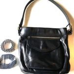 Fossil Leather Handbag Purse 4 Straps Handles Photo 0