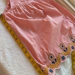 Madewell blouse sleeveless embroidered at bottom gingham print size small Photo 1