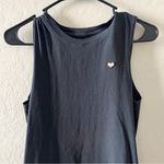 Spiritual Gangster Heart Patch Muscle Tank Dress Photo 2