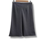 Loft  NWT A-Line Skirt Women's Size 2 Gray‎ Silky Back Zip Dressy Office Wear Photo 1