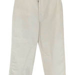 Marine layer Bridget Wide Leg Crop Pant Cream Antique White High Rise Size 14 Photo 0