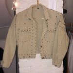 Boutique Studded Jean Jacket Photo 0