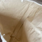 Sézane Sezane Composantes Velvet Corduroy Tote Bag Cream Unlined Octobre Photo 3