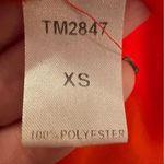 THML  Red Tank Blue/white Embroidery, Crossover Back, Womens X-Small Photo 6