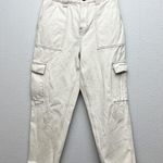 PacSun High Rise 90s Grunge Retro Women's Denim Cotton Raw Hem Cargo Pants Sz M Photo 0