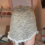 We The Free Cheetah Distressed Mini Skirt  Photo 1