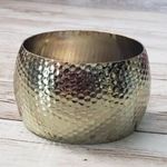 Vintage Bracelet / Bangle Thick & Chunky Hammered Design Photo 2