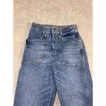 Pilcro anthropologie  carpenter wide leg jeans 25 med wash Photo 3