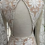 H&M NWT  Gold Label White Floral Lace Overlay Sheath Cocktail Dress  Photo 5