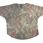 Sioni Women's M Palm Leaf Rhinestone Embellished Knit Top Grandmacore Green Size M Photo 0