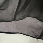 Azazie  Tayla Dress Size 14 Bridesmaid Black Chiffon V-Back Side Boning Wedding Photo 14