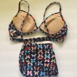 Kathy Ireland Vintage 90s butterfly print bikini, size 8 Photo 2