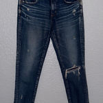 Moussy Vintage Women’s Blue Distressed Jeans Size 26 Photo 0