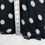 Urban Outfitters Maeve Anthropologie‎ Dress Small Black White Polka Dot Long Sleeve Tie Back Photo 3
