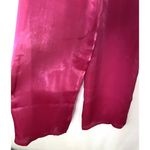 House of Harlow 1960 Hot Pink Satin Pull Up Wide Leg Pants Elastic Waist Sz S Photo 10
