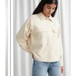 & Other Stories & OTHER STORIES Oversized Wool Blend plaid Workwear Shirt shacket small Photo 8