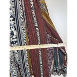 Vintage Carole Little Bohemian Long Kimono Ethnic Tribal Patchwork Size 14 Brown Photo 9