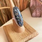 Copper Ethiopian Opal Sterling Silver Ring Size 6 Photo 1