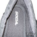 Soda Womens Sneakers Tennis Shoes Slip Ons Black and White Size 8.5 Photo 9