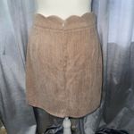 SheIn Women’s--Beige Corduroy Skirt sz Medium Photo 3
