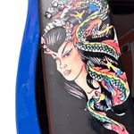 Y2K Blue /Black Tattoo Sunglasses woman /snake design Black Photo 4