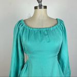 & Other Stories & Other Stories Teal Off Shoulder Cut Out Dress Photo 2