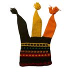 None COURT JESTER WHIMSICAL SKI HAT THREE POINTS WINTER WOOL UNISEX Photo 1