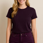 7 For All Mankind  purple jeans shorts size 28 Photo 0