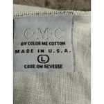 Color Me Cotton Linen Open Front‎ Cardigan Draped Lightweight White L Minimalist Size L Photo 5