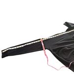 Beyond Yoga Tadasana Oversized Long Fleece Long Sleeve Soft Hoodie Black Small Photo 10