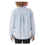 Members Mark Shirt Women Large Blue Acid Wash Denim Relaxed Soft Knit Button New Photo 2