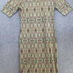 LuLaRoe  Women's T-Shirt Dress Short Sleeve Size Small Geometric Print Yellow Photo 0