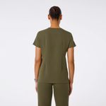 FIGS Women's Catarina One Pocket Scrub Top in Spruce, Size X-Small Photo 5