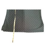 Banana Republic  XXS Piette Structured Pinstripe Shell Top Navy Blue Sleeveless​ Photo 5