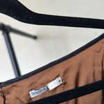 House Of CB  Sakina Long Sleeve Satin Minidress Espresso‎ Coffee Brown NWOT sz M Photo 4