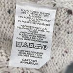 Loft  Button Long Sleeve Sweater Dress Knit Speckled Oatmeal Beige Size Medium M Photo 4