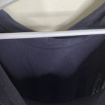 Attention Navy Blue Mesh Long Sleeve Ruched Off Shoulder Top Size Medium Photo 11