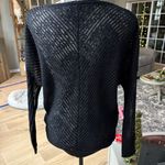 Jennifer Lopez Size XS Black V Neck Sweater Photo 2