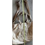 Coach Purse Ivory Soft Leather Ashley Carryall Gold Hardware F19243 Shoulder Bag Photo 7