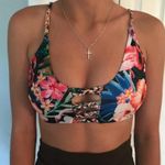 Zaful Tropical Bathing Suit Top Photo 0