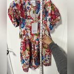 MISA Los Angeles NWT Misa Ruchika Floral Smocked back Romper in Amalfi botanical size XS Photo 8