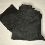 Xhilaration Woman's Black Jeans with Waxy … Photo 0